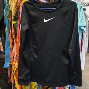 Nike Black Long Sleeve Performance Shirt
